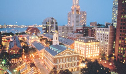 Famous Faneuil Hall - Quincy Marketplace